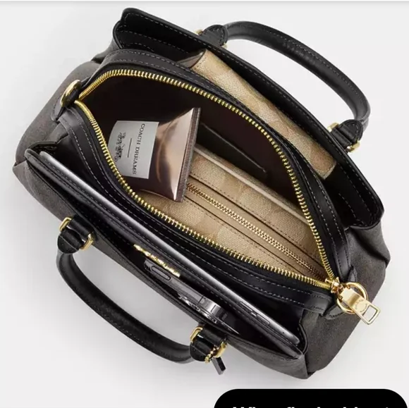 New! Mini Darcie Carryall in Signature Canvas - Picture 4 of 7